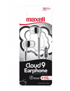 Auricular Stereo Maxell CLOUD9 con Microfono Negro