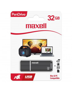PenDrive  32GB Maxell EcoData Negro