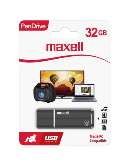 PenDrive  32GB Maxell EcoData Negro