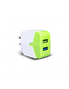 Cargador Premium ShareDuo 2.4A iPhone Lighting Verde