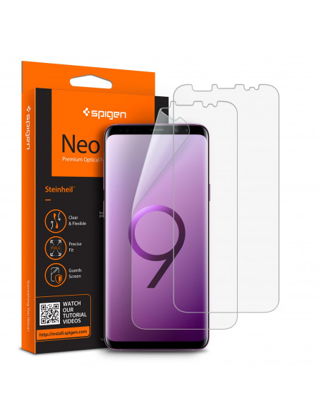 Glass Spigen NeoFlexHd Samsung G965 S9 Plus (Pack x2 unidades)