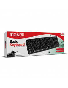 Teclado Maxell KB-90 USB Basic Negro (347215)