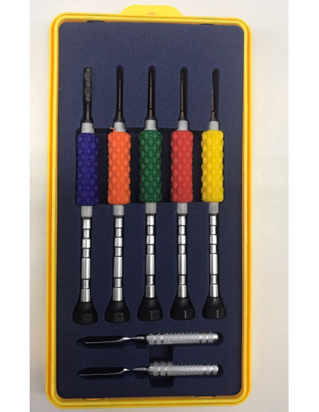 Kit Destornilladores Yasun YX-8186 (5 screwdriver + 2 opener) iPhone 7 6s 5g