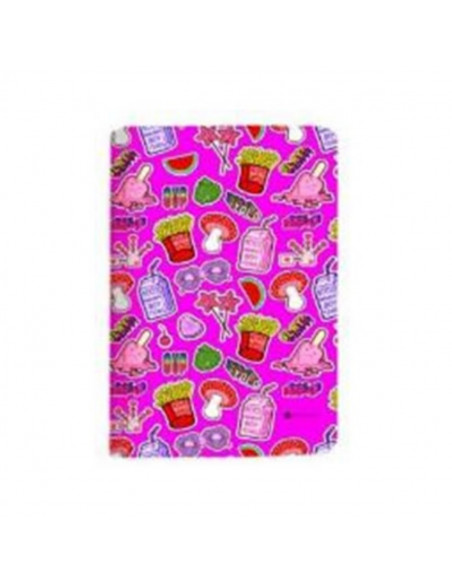 Estuche Flip Cover_PK_Wallet  Tablet Universal  7"/8" Diseño Food