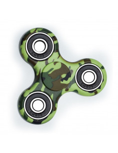 Juego Finger Spinner Trompo Anti-Estres Rulemanes de Acero Camuflado