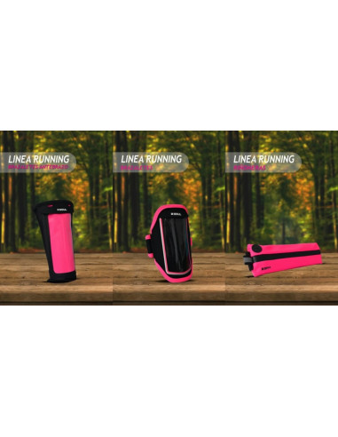 Estuche Deportivo Antebrazo Lycra Small 4" a 4.5" Fucsia