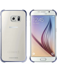 Protector Original Samsung G920 S6 Clear Aluminium Blue