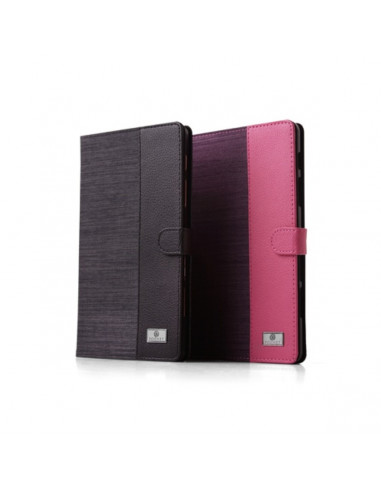 Estuche Flip Cover_PK_Wallet  Tablet_Deluxe Samsung T800 S 10.5" Gris/Negro