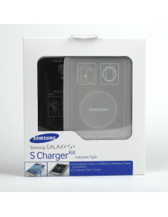 Cargador de Escritorio Inalambrico Original Samsung i9500 S4 Negro