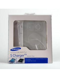Cargador de Escritorio Inalambrico Original Samsung i9500 S4 Blanco