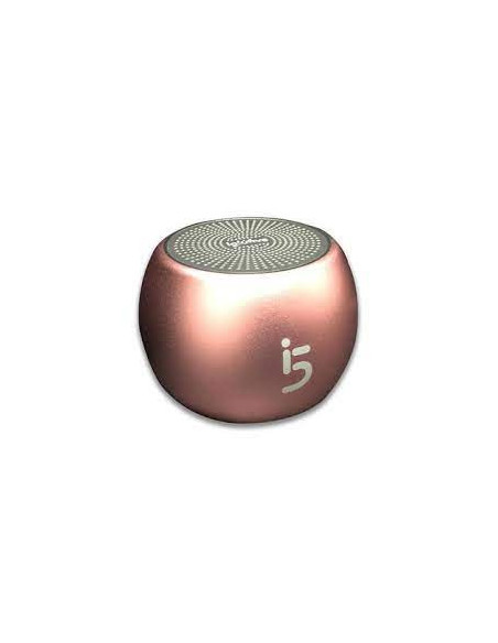 Parlante Portatil Bluetooth iGluFive Buffer Speaker Dorado
