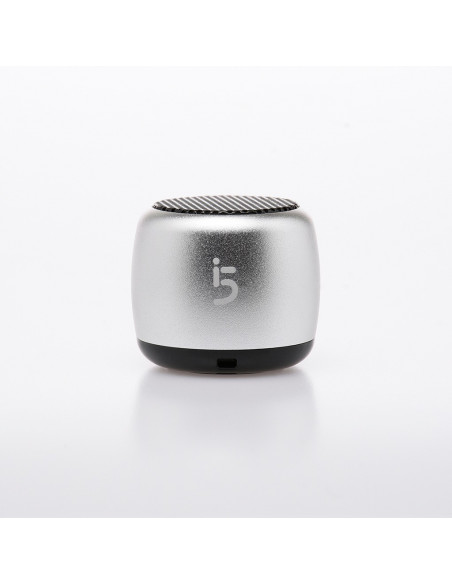 Parlante Portatil Bluetooth iGluFive Mini Speaker Plata