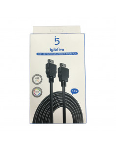 Cable HDMI a HDMI 1.5m iGluFive en Caja