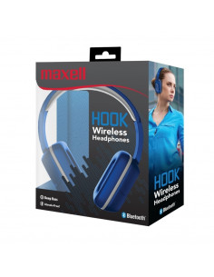 Auricular Stereo Maxell BT300 Hook Azul