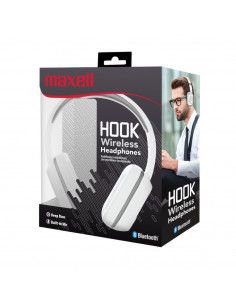 Auricular Stereo Maxell BT300 Hook BlancoSnow