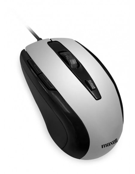 Mouse Maxell USB Optico MOWR-105 Plata (348419)