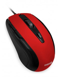 Mouse Maxell USB Optico MOWR-105 Rojo (348418)