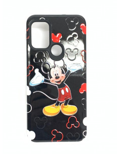 Protector Reforzado Diseño9 Motorola XT2119 Moto G Stylus 2021 BlackMickey