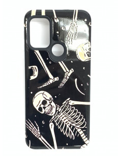 Protector Reforzado Diseño9 Motorola XT2117 Moto G Power 2021 Skeleton