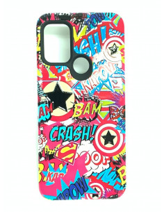 Protector Reforzado Diseño9 Motorola XT2117 Moto G Power 2021 Heroes