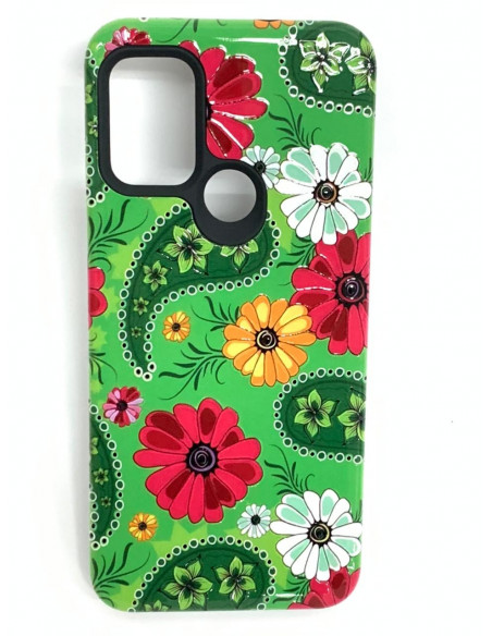 Protector Reforzado Diseño9 Motorola XT2117 Moto G Power 2021 Garden