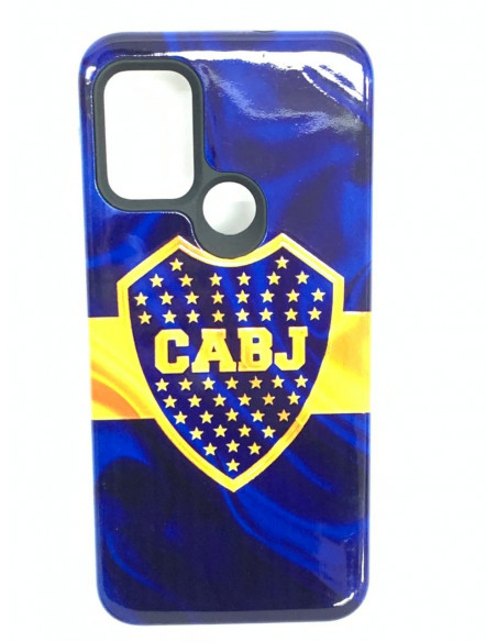 Protector Reforzado Diseño9 Motorola XT2093 Moto G Play 2021 BocaJuniors