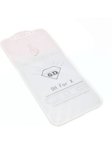 Film Display 6D Apple iPhone Xs Max Blanco