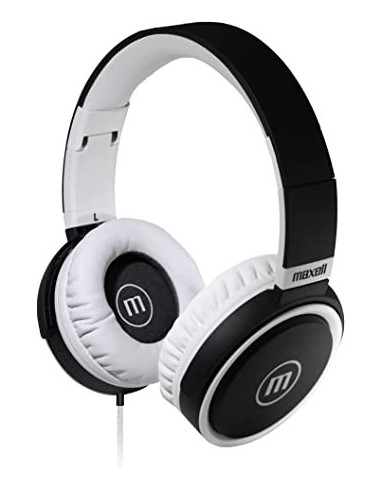 Auricular Stereo Maxell B52 Vincha con Microfono Blanco (347855)