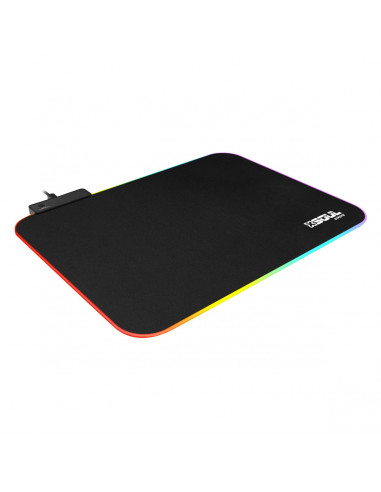 Gaming Mousepad Gamer RGB Antideslizante USB 1.8m - 15 Efectos Luces - 36x26cm