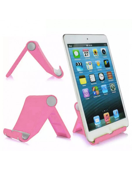 Exhibidor Soporte para Tablet Universal Nº37 (PiePlegable) Rosa