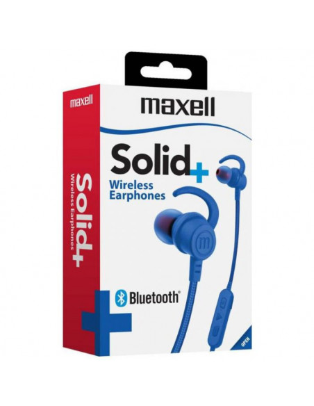 Auricular Stereo Maxell BT100 Solid+ Bluetooth Sport Azul (347782)