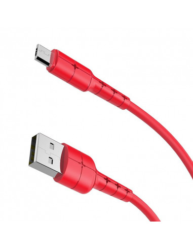 Cable USB MicroUSB 1.2m Hoco X30 2A Rojo