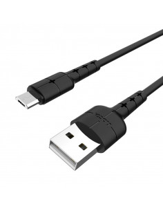 Cable USB MicroUSB 1.2m Hoco X30 2A Negro