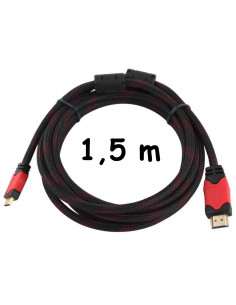 Cable HDMI a HDMI con 2 Filtros - Largo  1.5m
