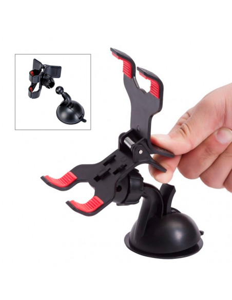 Holder Soporte para Auto Modelo IFCH02 Pinza Doble (GPS/Celulares)