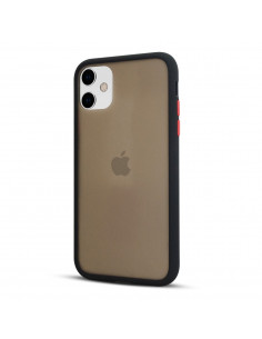 Funda Reforzada Border Color Mate Samsung A507 A50s Negro