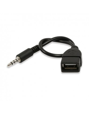 Trastorno mineral Café Ficha Cable Adaptador Audio Auxiliar 3.5mm (Hembra USB a Plug 3.5mm)