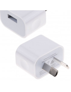 Cargador Tube Apple iPhone A1444 Input 220v - Output 5v 1A Blanco
