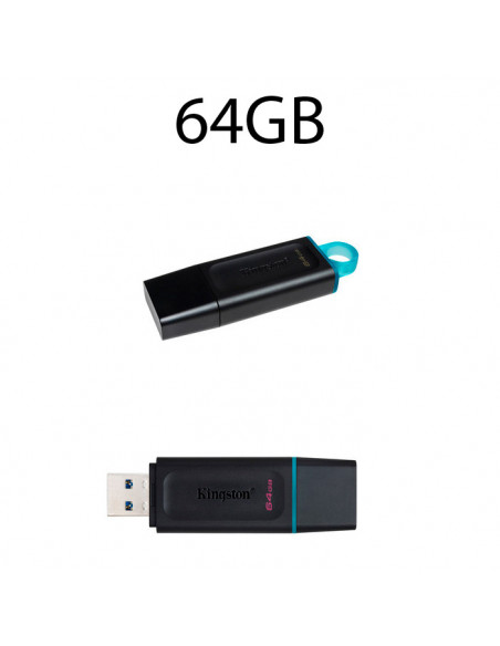 PenDrive  64GB Kingston Exodia Negro