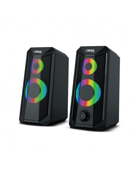 Gaming Parlante XP200 Smash Sound 3.5mm + Bluetooth - Luces RGB/Volumen