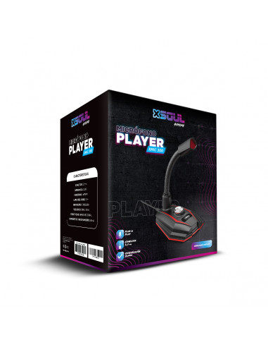 Gaming Microfono XMIC300 Player 3.5mm Flexible