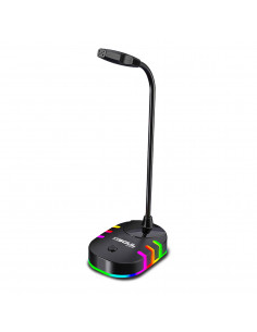 Gaming Microfono XMIC150 Streaming USB Luces RGB