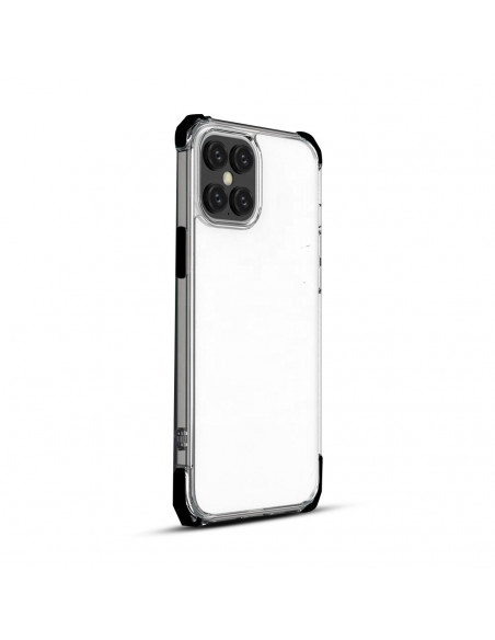Funda Reforzada CrystalBorde Motorola XT2097 Moto E7 Power Negro