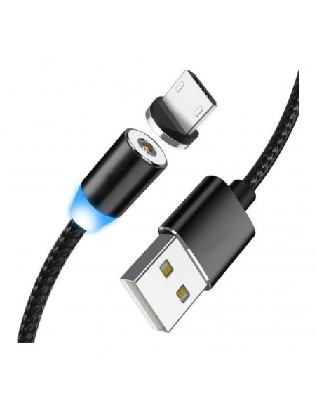 Cable USB Imantado Carga Rapida 2A MicroUSB