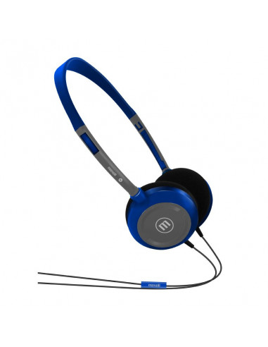 Auricular Stereo Maxell HP-200 Vincha con Mic Azul