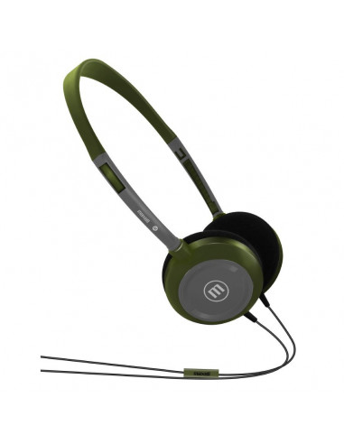 Auricular Stereo Maxell HP-200 Vincha con Mic Oliva