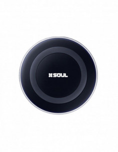 Base Cargador de Escritorio Inalambrico QI Function SL_L13FC Negro