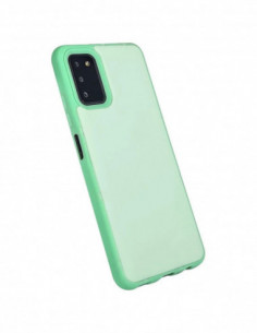 Funda Reforzada Liso Samsung A032 A03 Core VerdePastel