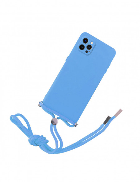 Funda Reforzada SOFTHANG Motorola XT2153 Moto Edge 20 Pro Celeste