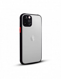 Funda Reforzada Border Cam Color Motorola XT2159 Moto E40 Negro